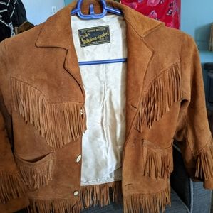 Genuine Deerskin Fringe Adelina Jacket